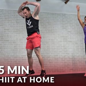 5 Minute HIIT at Home - No Equipment Cardio HIIT Workouts - Full Body Workout without Equipment
