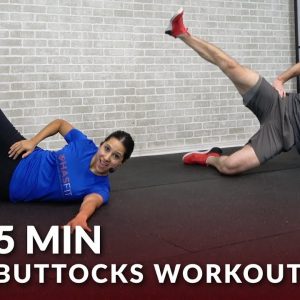 5 Min Buttocks Workout for Men & Women - 5 Minute Butt Exercises & Glutes Workout  at Home