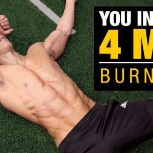 4 MIN Morning Fat Burning Workout (BURN FAT FAST!)