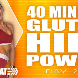 40 Minute Glutes HIIT Power Workout | ACCELERATE - Day 26