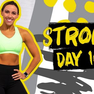 45 Minute Full Body Interval Training Workout | STRONG - Day 16