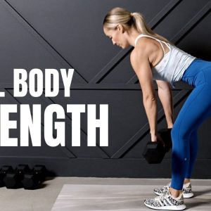 Total Body STRENGTH Workout // Dumbbells Only