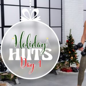 30 Minute SEASONS GREETINGS Glutes & Legs Workout | HOLIDAY HIITS - Day 1
