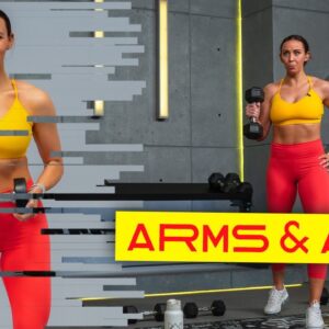 40 Minute Chiseled Arms & Abs Workout | WORK - Day 2