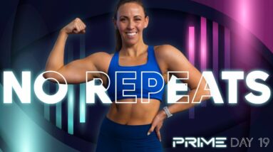 Short and Spicy *NO REPEATS* Upper Body Burner Workout | PRIME - Day 19
